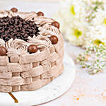 Basketweave Design Chocolate Cake- Half Kg