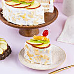 Creamy Vanilla Fruit Cake 2Kg Eggless