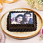 Decorated Chocolate Photo Cake 1kg
