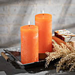 Zesty Orange Candle Set
