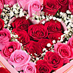 Ravishing Roses Heart Box Arrangement