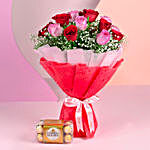 Sprinkle of Love Rose & Chocolates Combo