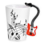 Guitar Musical Notes Coffee Mug