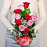 Shades Of Love Rose Vase