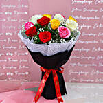 Colours Of Love Bouquet Combo