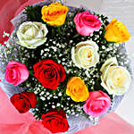 Cute & Romantic Rose & Teddy Combo