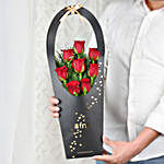 Gracefully Yours Red Rose Arrangement
