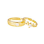 Giva 925 Silver Glowing in Love Couple Ring Set