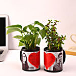 Personalised Plant Set for couples