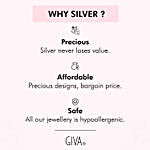 Giva 925 Silver Infinity Heart Love Necklace
