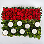 Perfect Evening Roses Arrangement