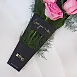 Pink Rose In FNP Sleeve Bag