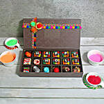 Happy Holi Assorted Chocolates Elegant Box- 18 Pcs