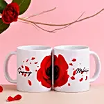 Blooming Love Personalised Mug Set- Hand Delivery