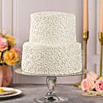 White Chocolate Fantasy Wedding Cake 2 Kg