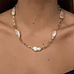 Zewar Chunky Baroque Link Necklace