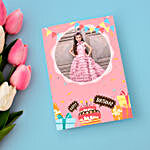 Personalised Happy Birthday Card for Girls