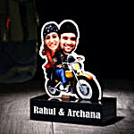 Personalised Travelling Couple Caricature