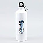 Personalised Name White Water Bottle- Hand Delivery