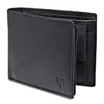 Sleek Black Leather Wallet