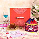 Love Assorted Cookies & Chocolates Gift Hamper