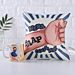 Personalised Father's Mug & Cushion Combo