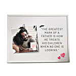 The Greatest Father Photo Frame