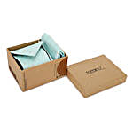 Turquoise Anchor Necktie & Pocket Square Gift Set