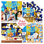 Bright In Blue Birthday DIY Decoration Kit