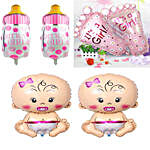 Its A Girl Baby Shower DIY Decoration Kit