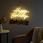 Neon Glowing Birthday Memories