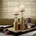 Courtyard Harmony Candle Stand Set of 2