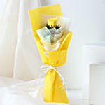 Father's Day Cushion and Yellow Rose Gift