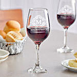 Personalised Wine Celebration Glass Set