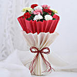Elegant Mixed Carnations Bouquet