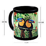 Toucan Inspired Black Mug