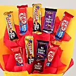 Assorted Chocolate Bouquet Gift for Love