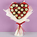 Chocolate Heart Bouquet For Love