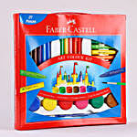 Sneh Push Button Rakhi with Art Colour Kit