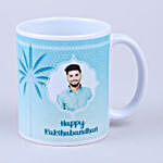 Sneh Single Fancy Nityam Rakhi & Personalised Mug