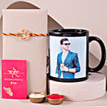 Sneh Devotional Om Rakhi with Personalised Mug