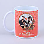 Sneh Ethnic Rudraksha Rakhi N Personalised Photo Mug