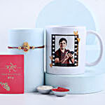 Sneh Lord Ganesha Rakhi N Personalised Photo Mug