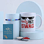 Sneh Rakhi And White Mug Gift Combo For Your Anna