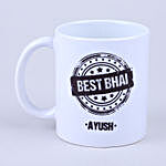 Sneh Pearl Rakhi & Personalised Mug Combo