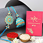 Sneh Trendy Bhaiya Bhabhi Rakhi & Ferrero Rocher Box