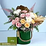 Boho Inspired Floral Vase