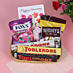 Happy Anniversary Chocolate Goodies Box