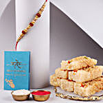 Sneh Devotional Rudraksha Rakhi & Milk Cakes