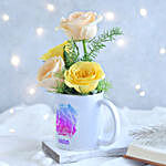 Sunkissed Roses Libra Personalised Mug